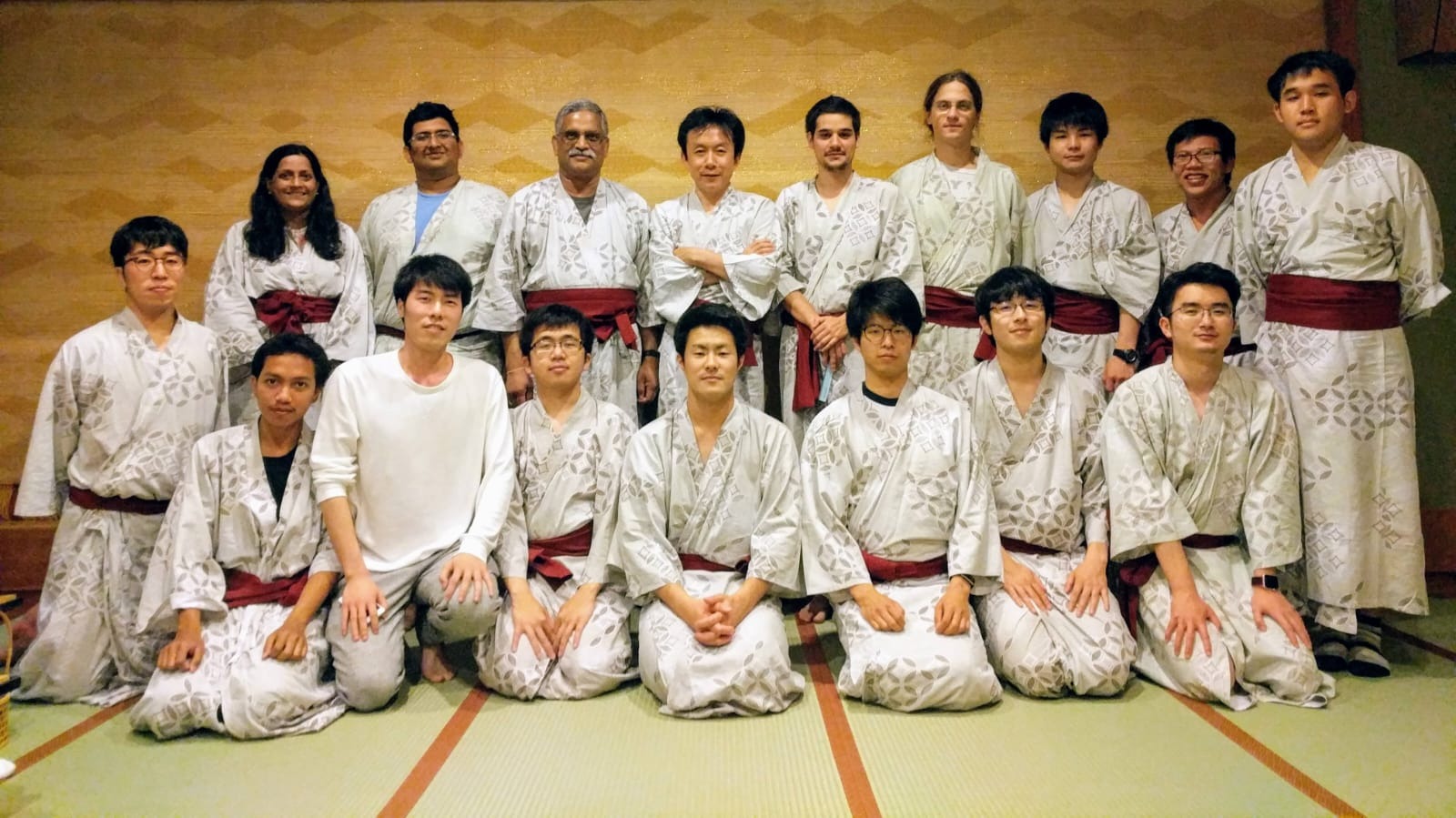 Tokyo Institute of Technology laboratory members in traditional yukata